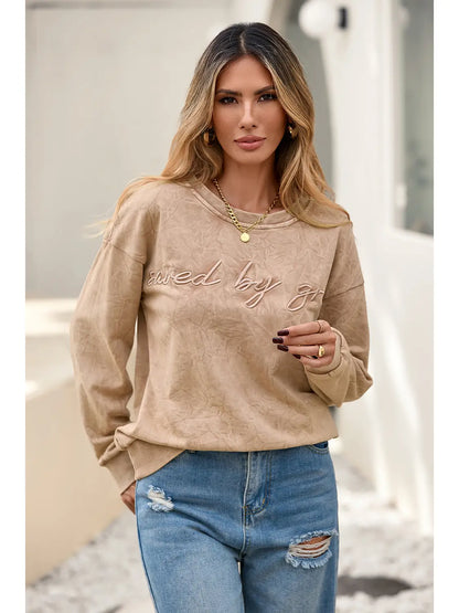 Saved by Grace Mineral Wash Sweatshirt
