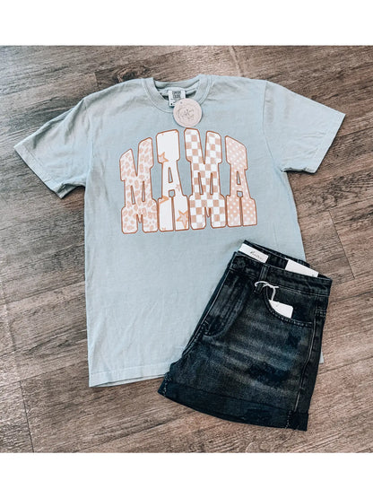 Brown Mixed MAMA Graphic T-Shirt