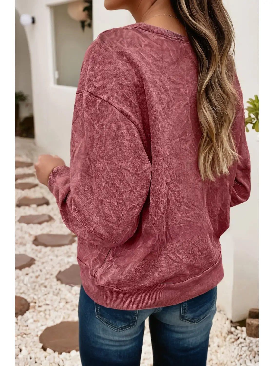 Saved by Grace Mineral Wash Sweatshirt