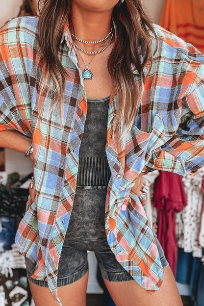 Plaid Print Loose Vintage Flannel