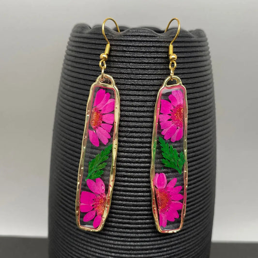 Wildflower Garden Resin Earrings