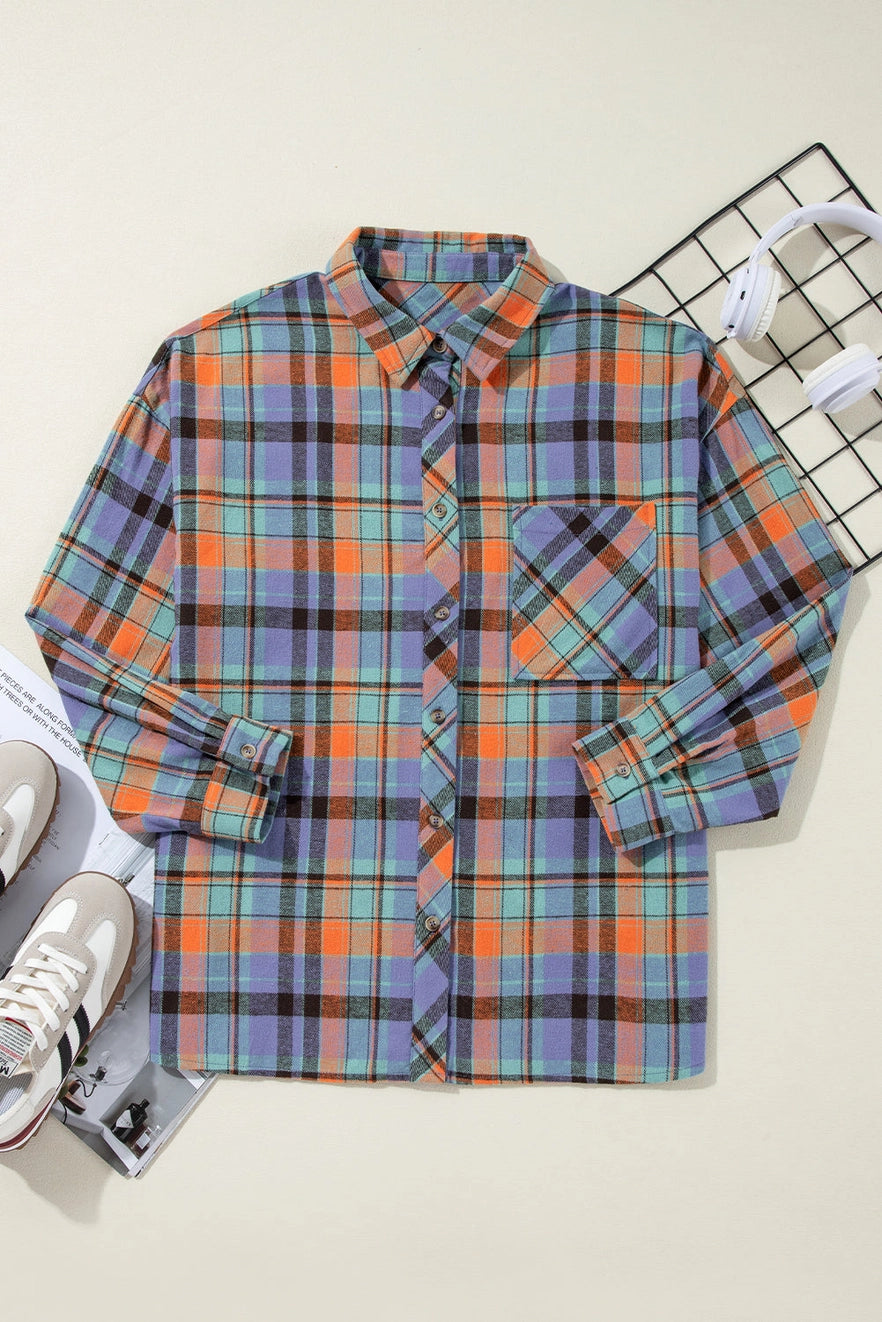 Plaid Print Loose Vintage Flannel